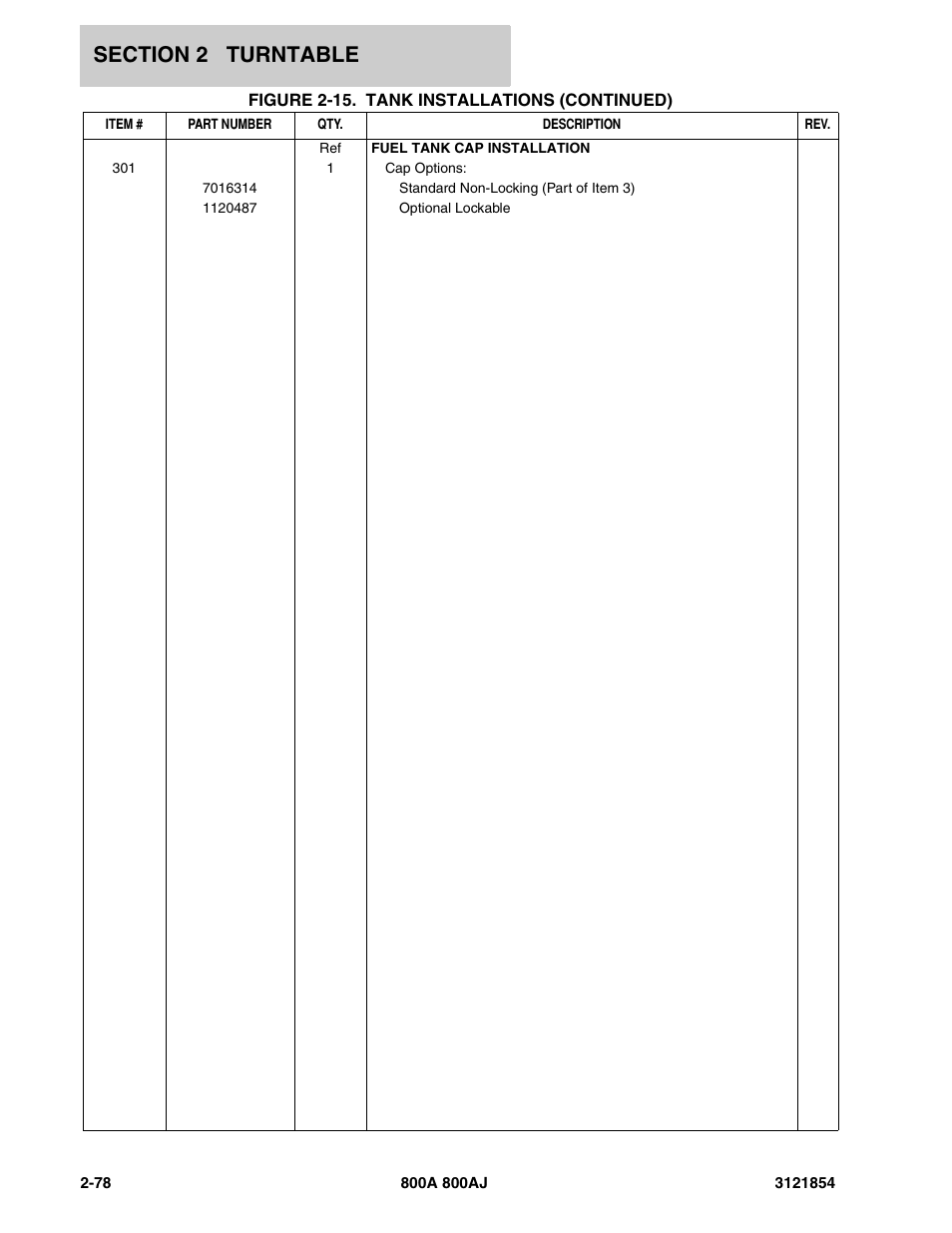 JLG 800A_AJ Parts Manual User Manual | Page 122 / 350