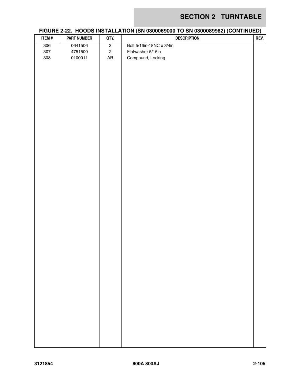 JLG 800A_AJ Parts Manual User Manual | Page 149 / 350