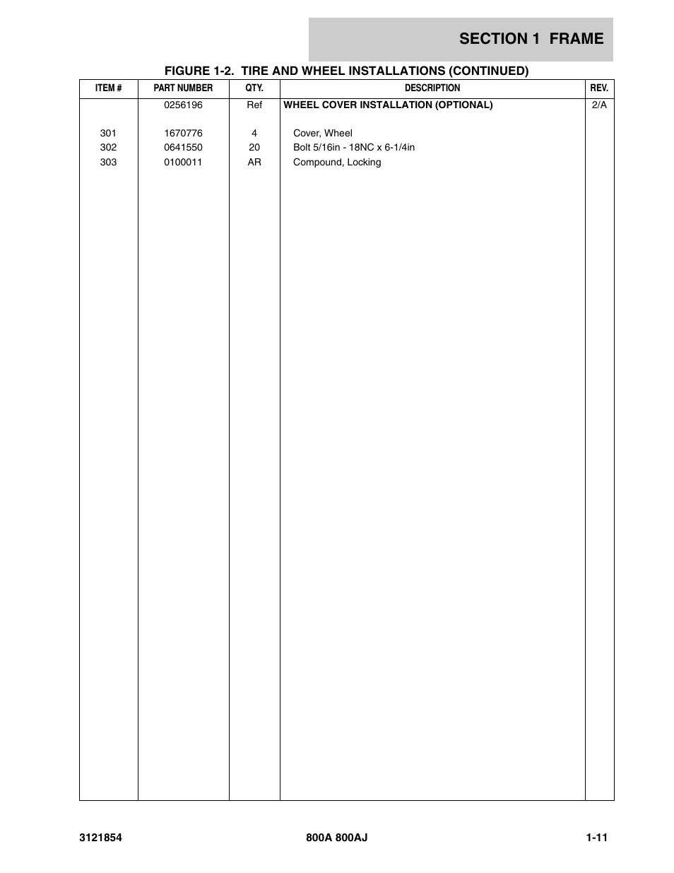 JLG 800A_AJ Parts Manual User Manual | Page 17 / 350