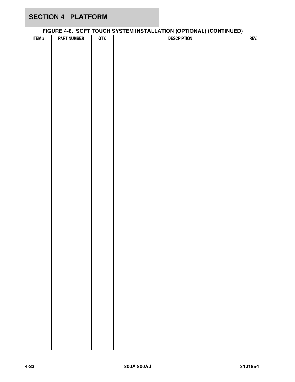 JLG 800A_AJ Parts Manual User Manual | Page 218 / 350