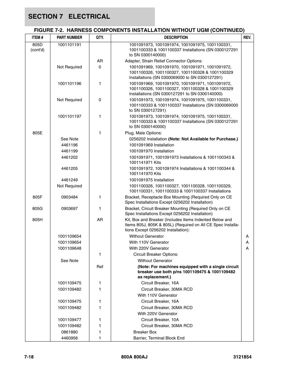 JLG 800A_AJ Parts Manual User Manual | Page 294 / 350