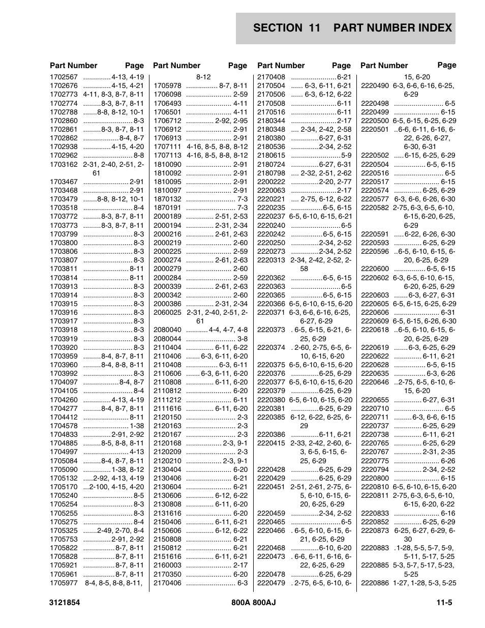 JLG 800A_AJ Parts Manual User Manual | Page 339 / 350