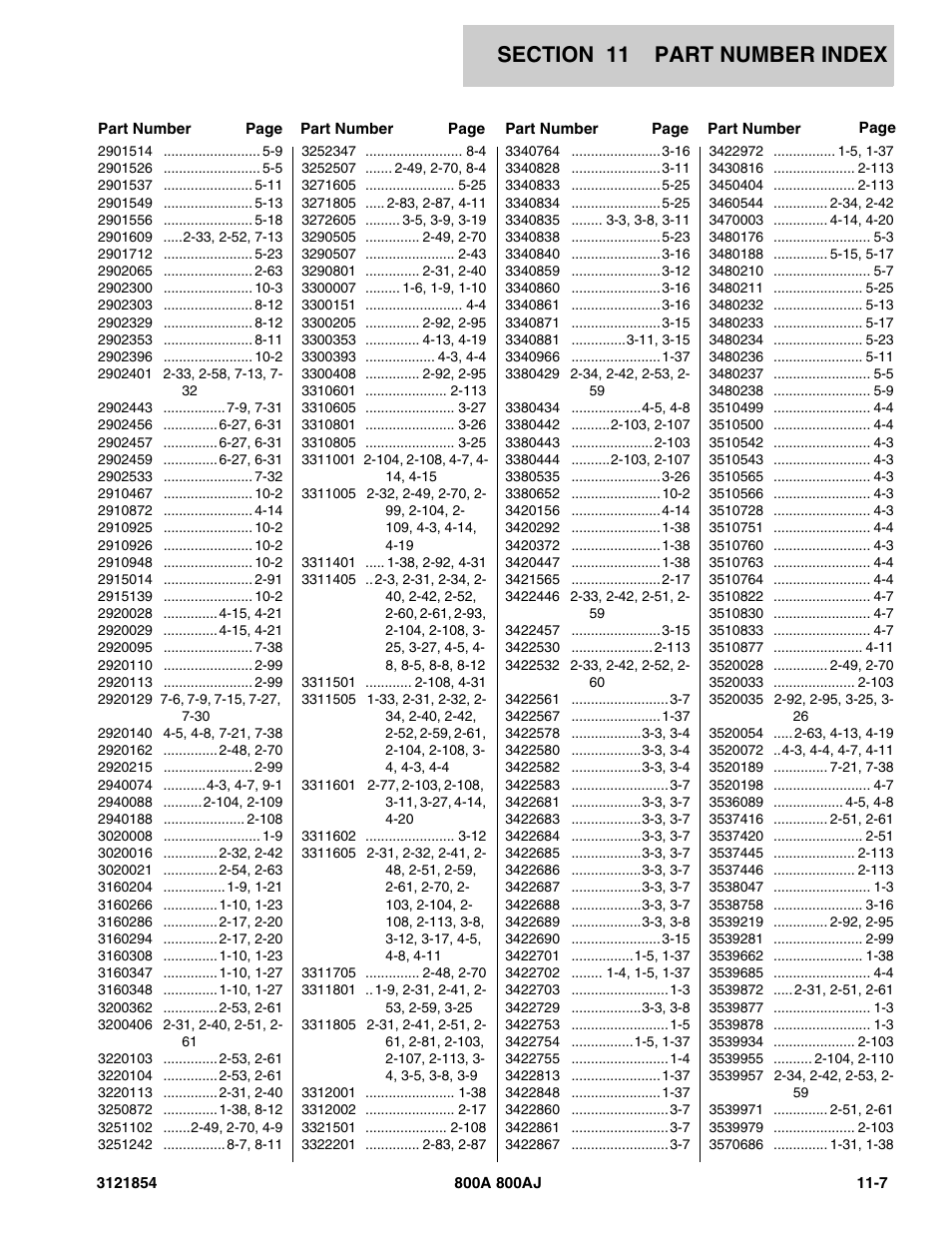 JLG 800A_AJ Parts Manual User Manual | Page 341 / 350