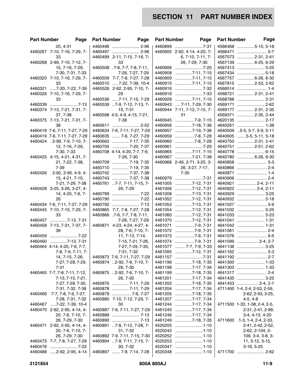 JLG 800A_AJ Parts Manual User Manual | Page 343 / 350