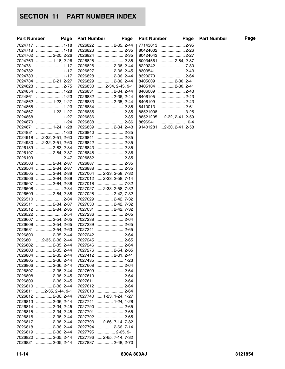 JLG 800A_AJ Parts Manual User Manual | Page 348 / 350