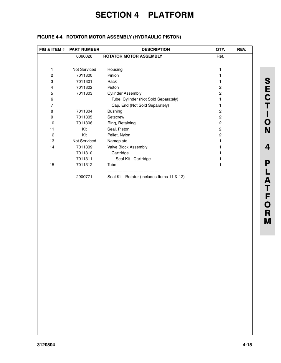 JLG 34HA Parts Manual User Manual | Page 169 / 288