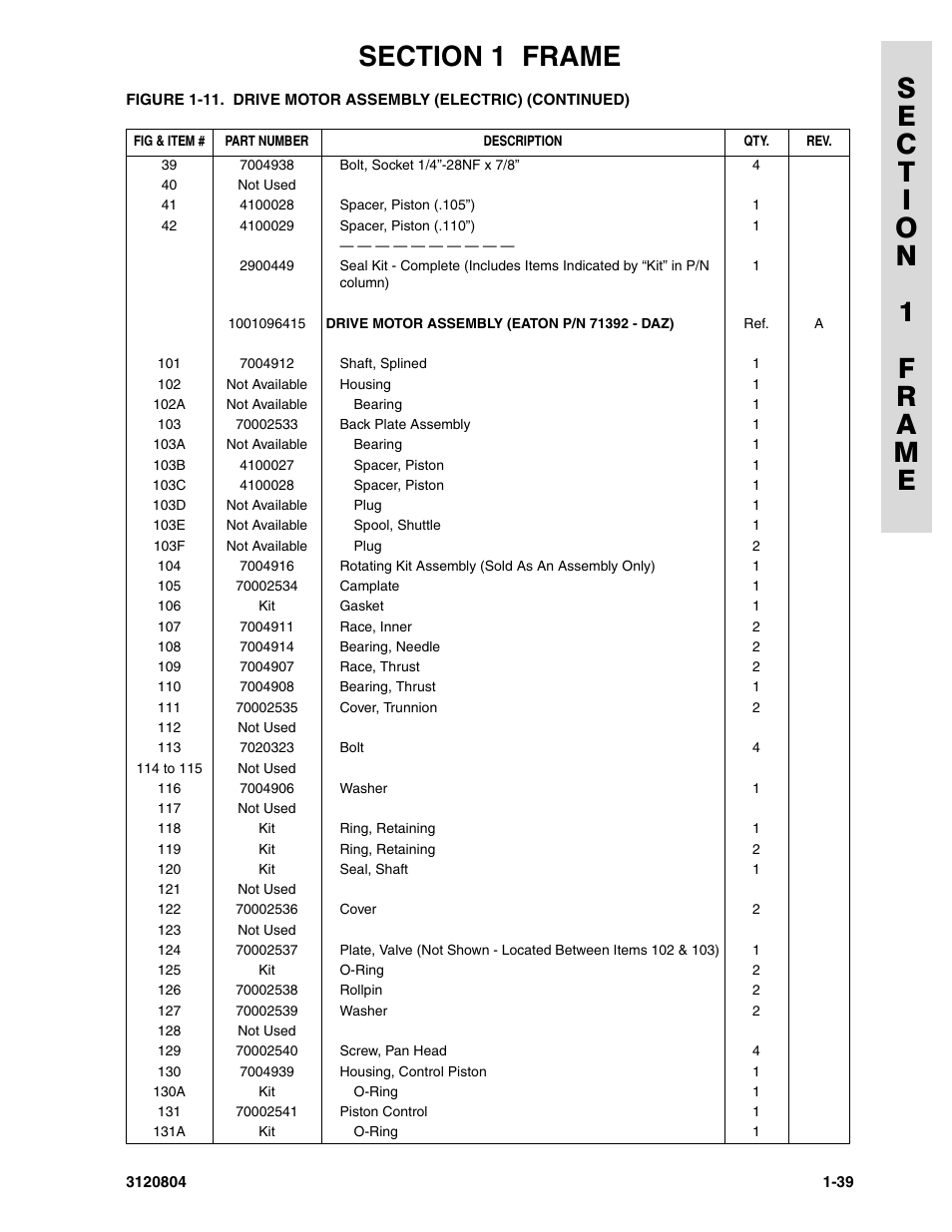 JLG 34HA Parts Manual User Manual | Page 47 / 288