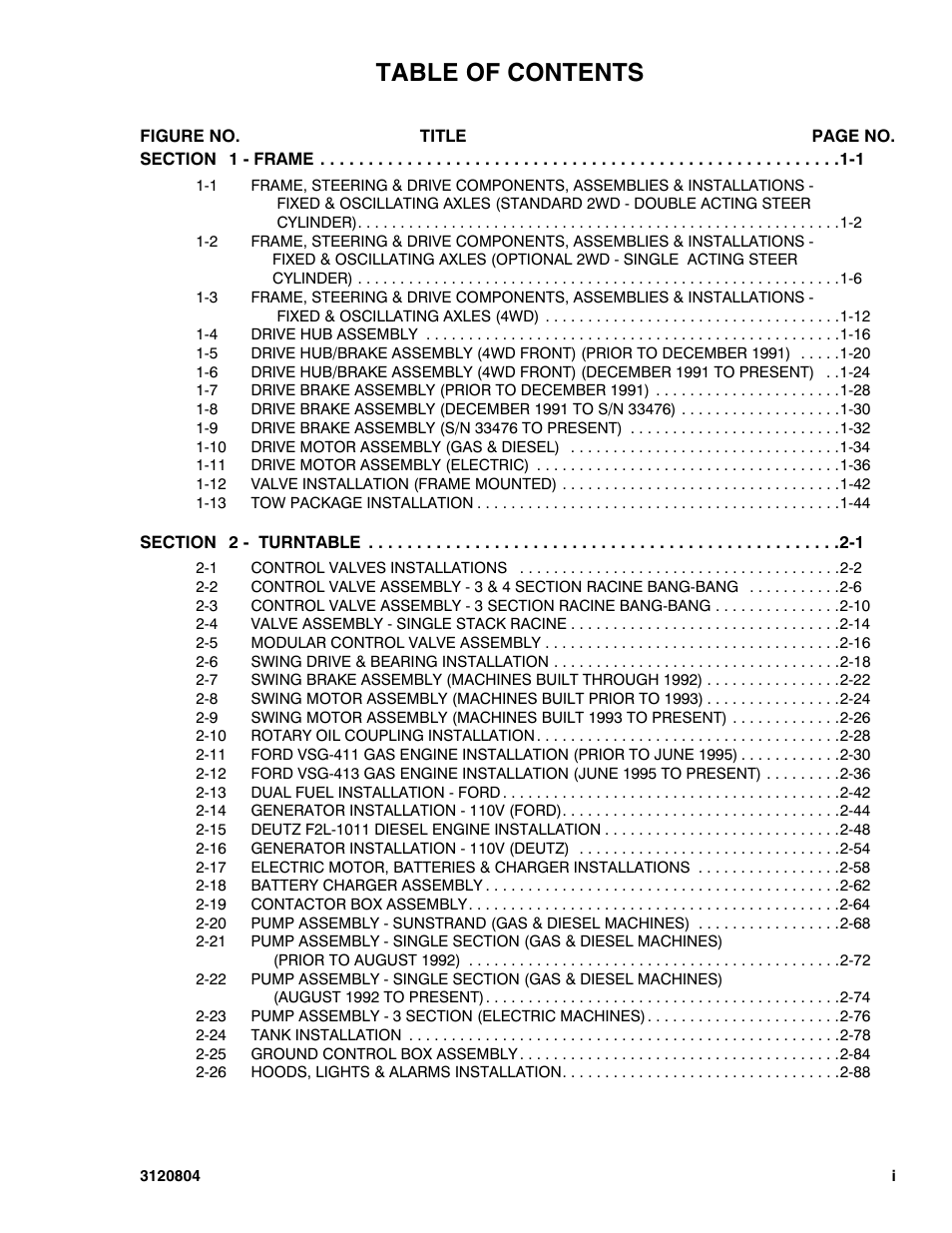 JLG 34HA Parts Manual User Manual | Page 5 / 288
