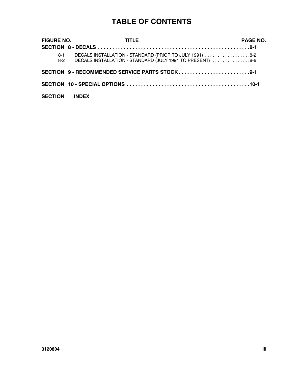 JLG 34HA Parts Manual User Manual | Page 7 / 288
