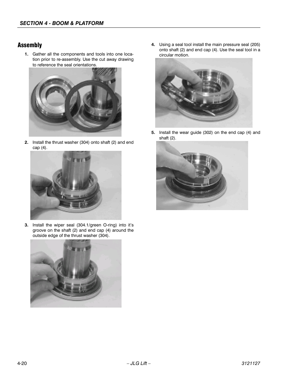 Assembly, Assembly -20 | JLG M450 ANSI Service Manual User Manual | Page 132 / 258