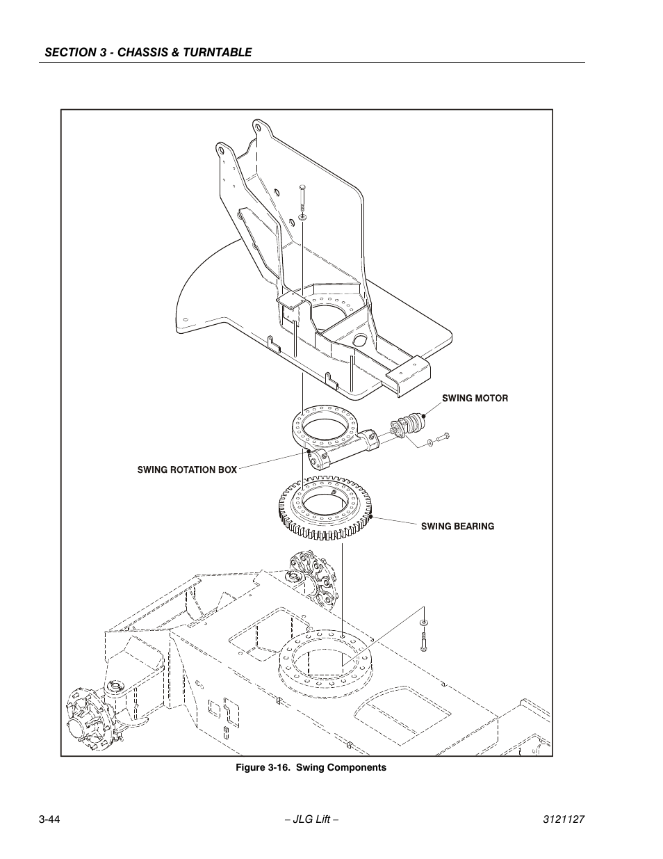 Swing components -44 | JLG M450 ANSI Service Manual User Manual | Page 84 / 258