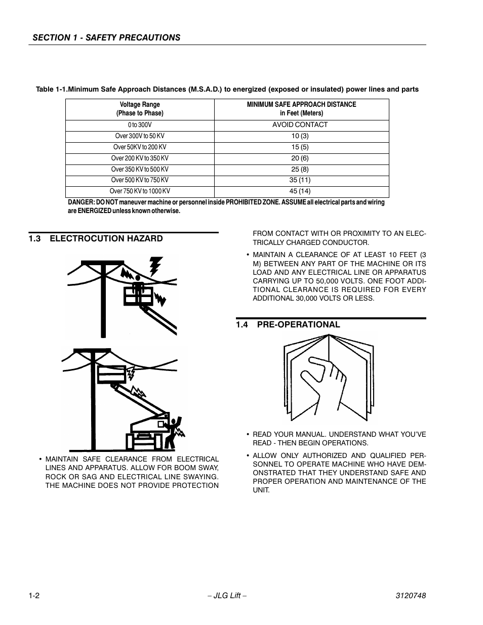 JLG 450AJ ANSI Operator Manual User Manual | Page 10 / 70
