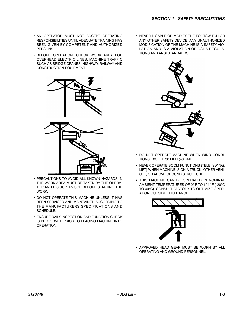 JLG 450AJ ANSI Operator Manual User Manual | Page 11 / 70
