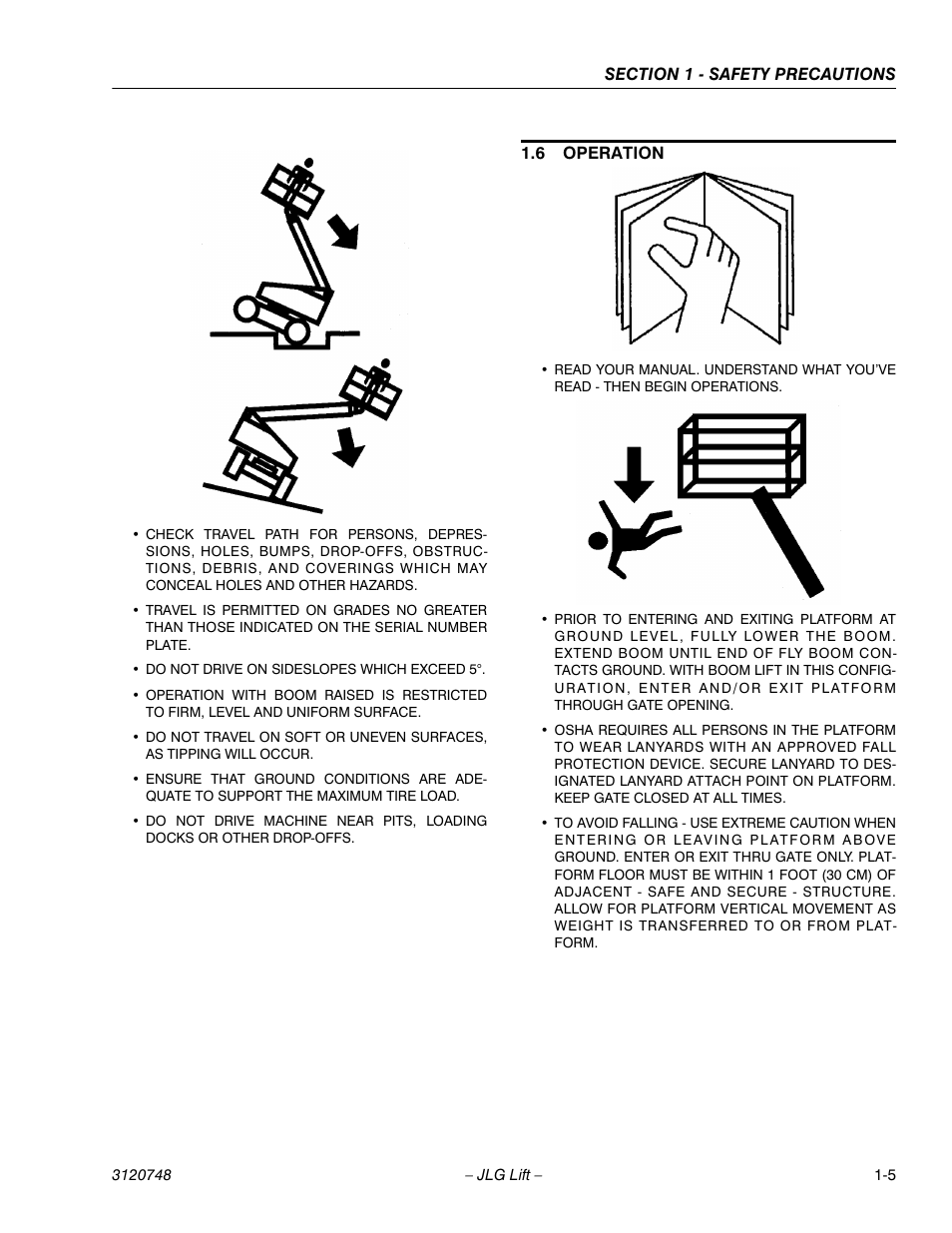JLG 450AJ ANSI Operator Manual User Manual | Page 13 / 70