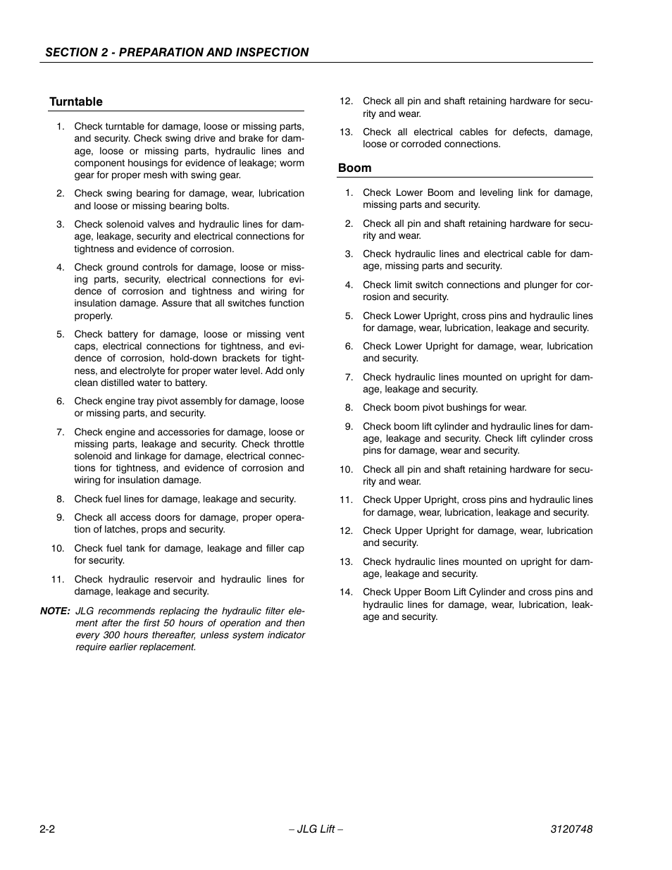 JLG 450AJ ANSI Operator Manual User Manual | Page 18 / 70
