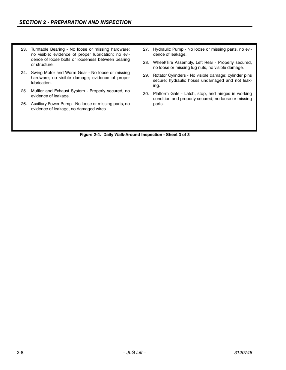 JLG 450AJ ANSI Operator Manual User Manual | Page 24 / 70