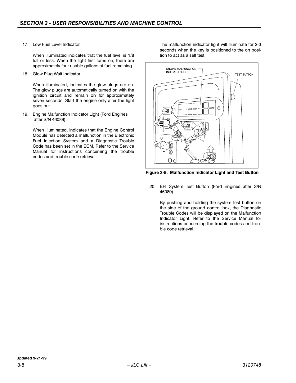 JLG 450AJ ANSI Operator Manual User Manual | Page 38 / 70