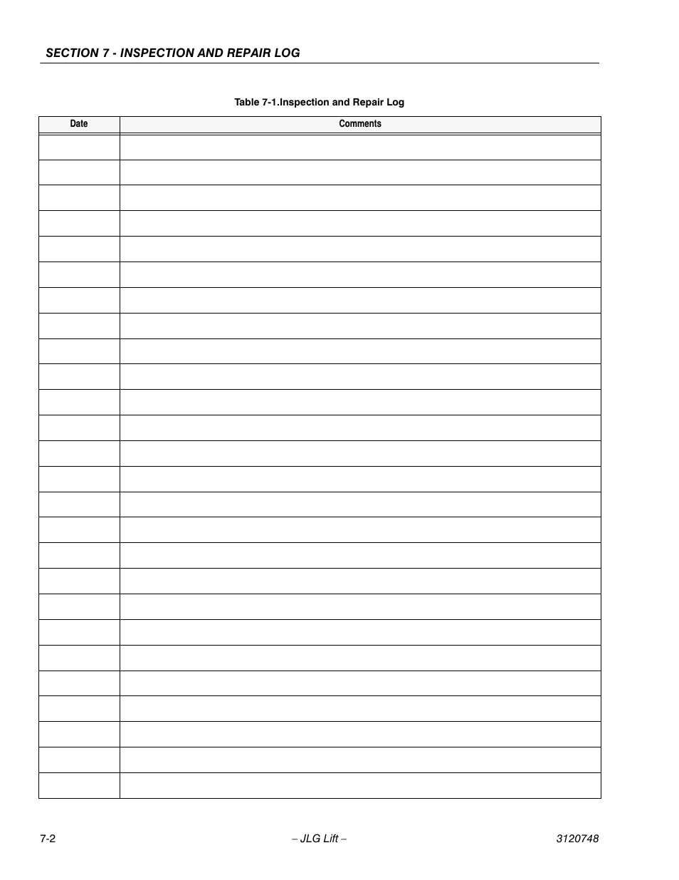 JLG 450AJ ANSI Operator Manual User Manual | Page 66 / 70