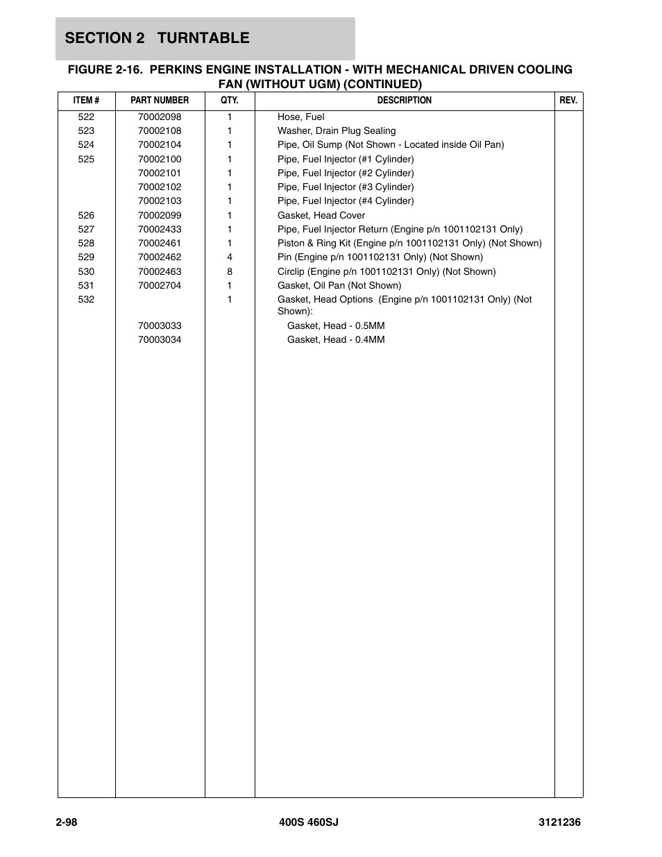JLG 460SJ Parts Manual User Manual | Page 160 / 430