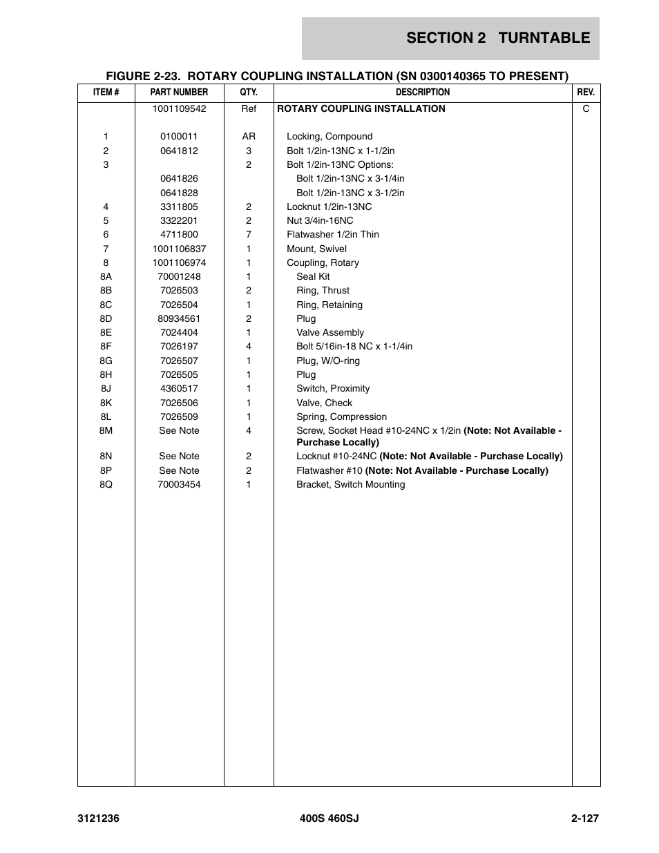 JLG 460SJ Parts Manual User Manual | Page 189 / 430