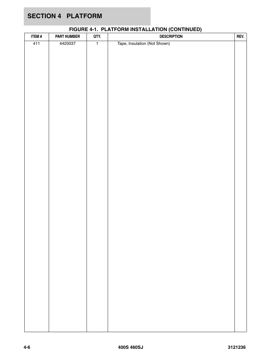 JLG 460SJ Parts Manual User Manual | Page 238 / 430