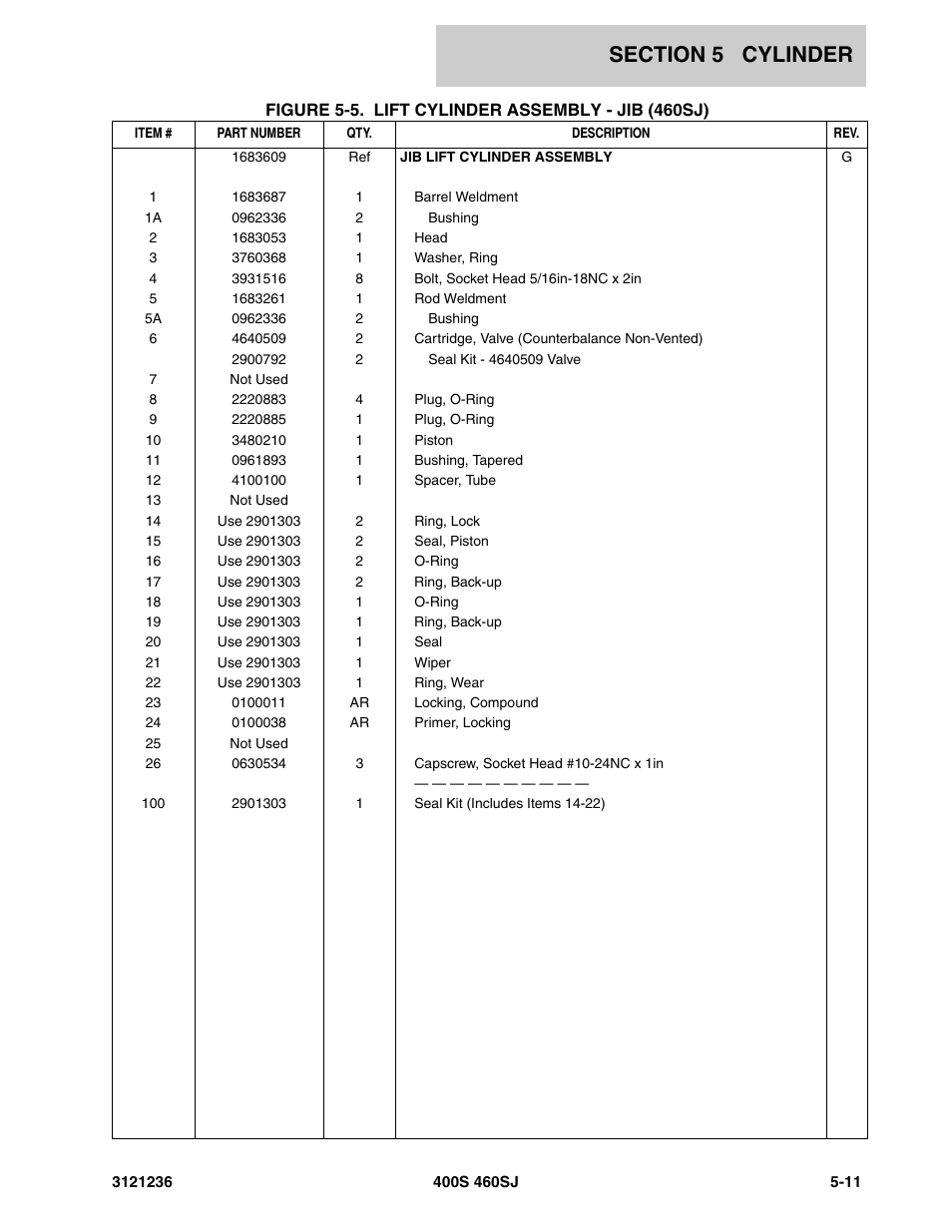 JLG 460SJ Parts Manual User Manual | Page 267 / 430