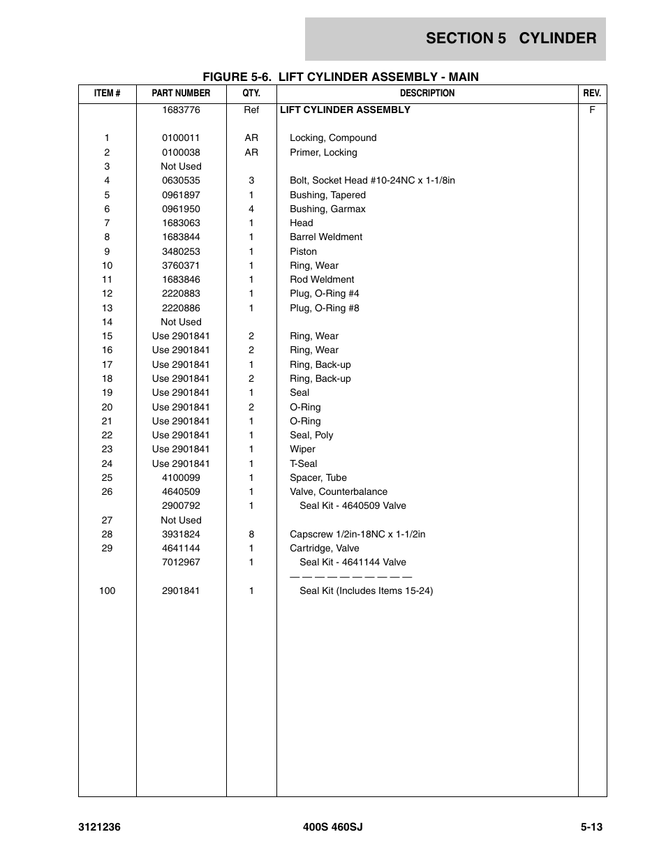 JLG 460SJ Parts Manual User Manual | Page 269 / 430