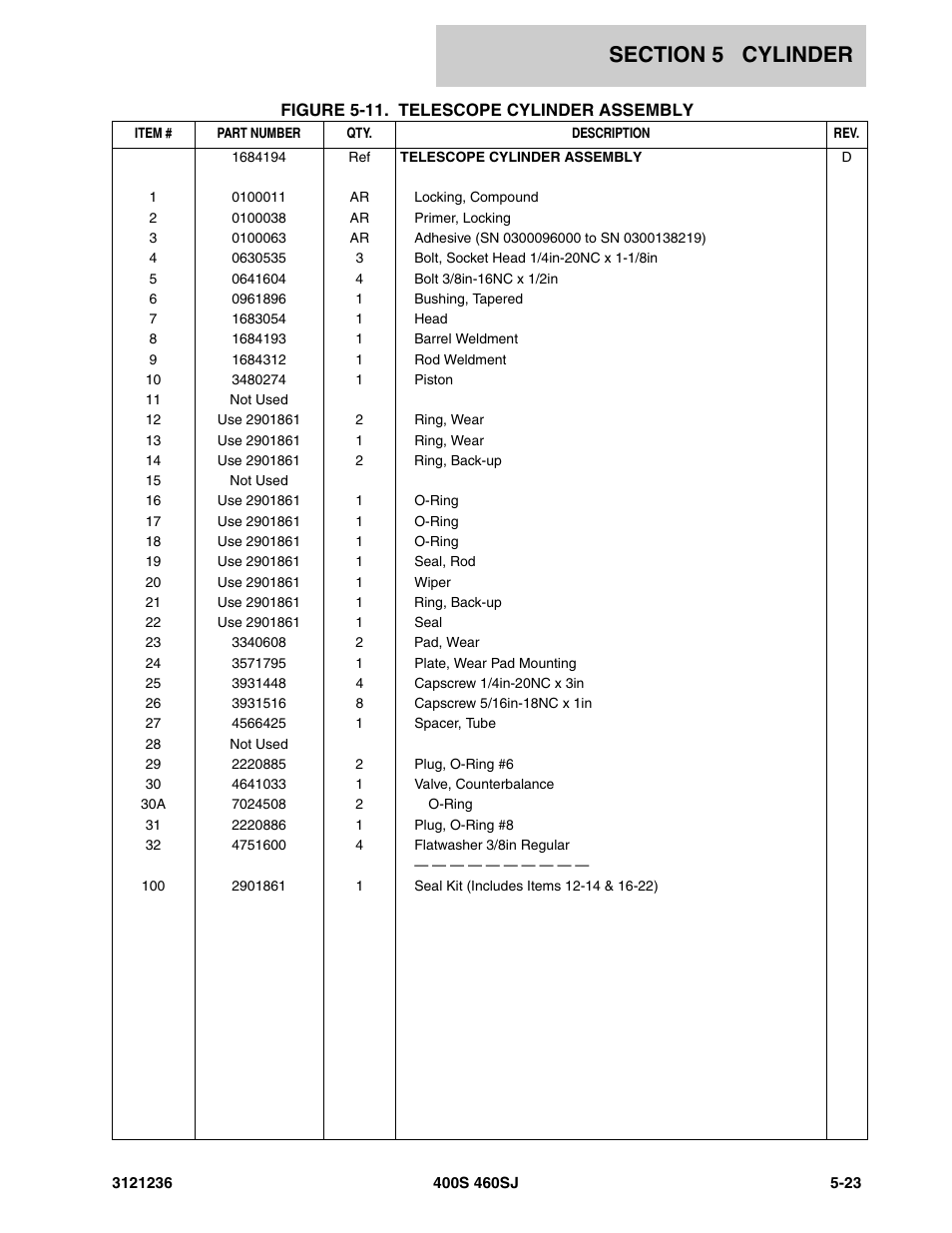 JLG 460SJ Parts Manual User Manual | Page 279 / 430