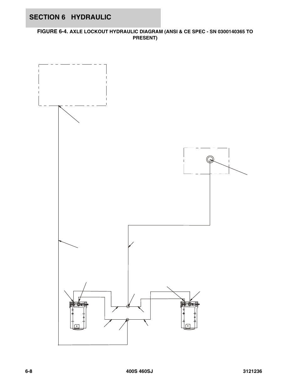 Flow divider, Swivel port lockout valve | JLG 460SJ Parts Manual User Manual | Page 288 / 430