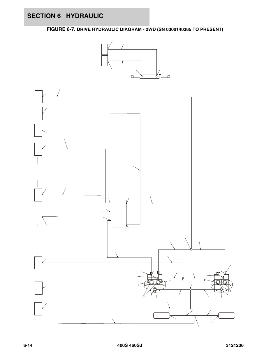 Rear axle, Figure 6-7 | JLG 460SJ Parts Manual User Manual | Page 294 / 430