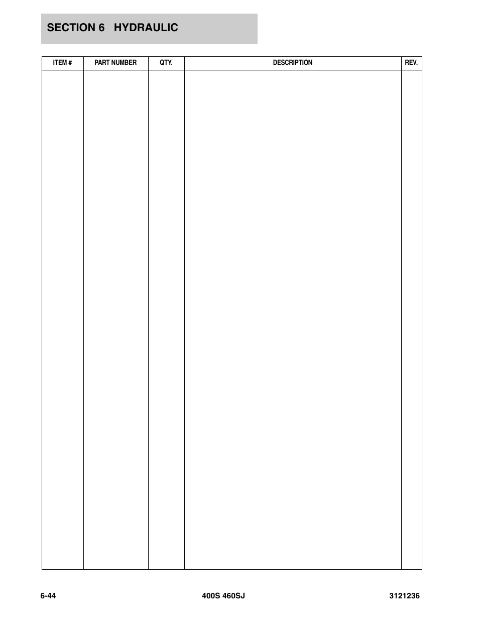 JLG 460SJ Parts Manual User Manual | Page 324 / 430