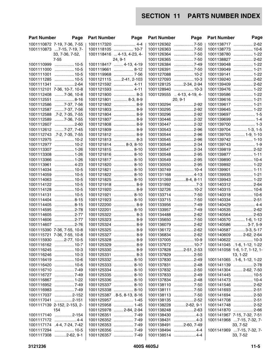 JLG 460SJ Parts Manual User Manual | Page 415 / 430