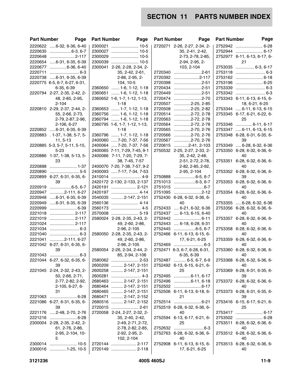 JLG 460SJ Parts Manual User Manual | Page 419 / 430