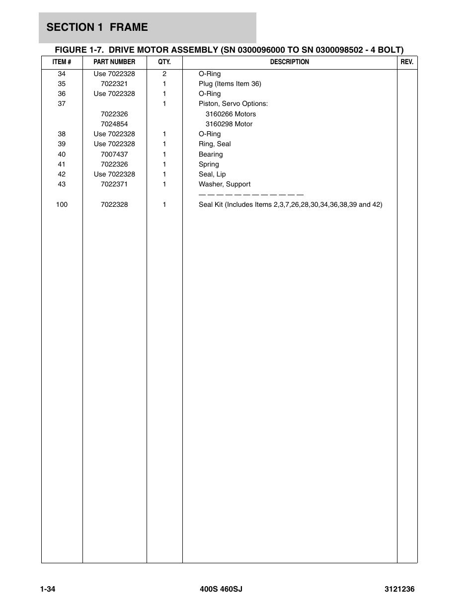 JLG 460SJ Parts Manual User Manual | Page 42 / 430