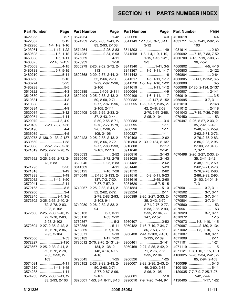 JLG 460SJ Parts Manual User Manual | Page 421 / 430