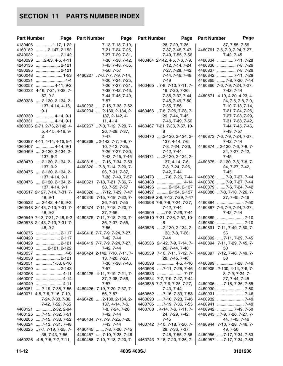 JLG 460SJ Parts Manual User Manual | Page 422 / 430