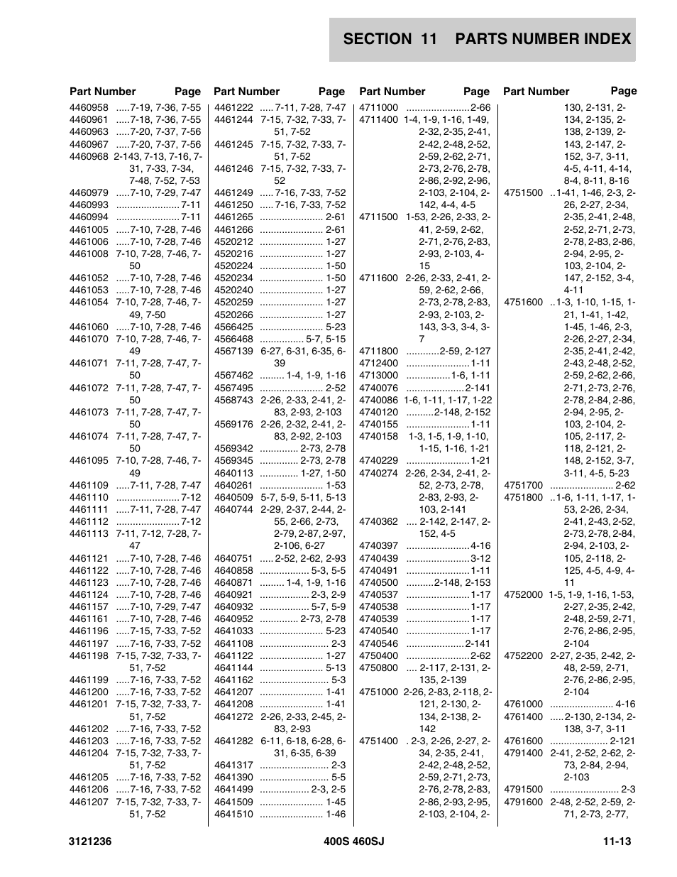 JLG 460SJ Parts Manual User Manual | Page 423 / 430