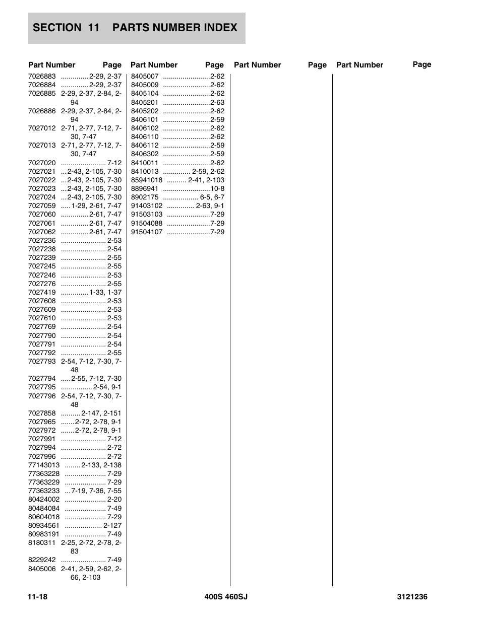 JLG 460SJ Parts Manual User Manual | Page 428 / 430