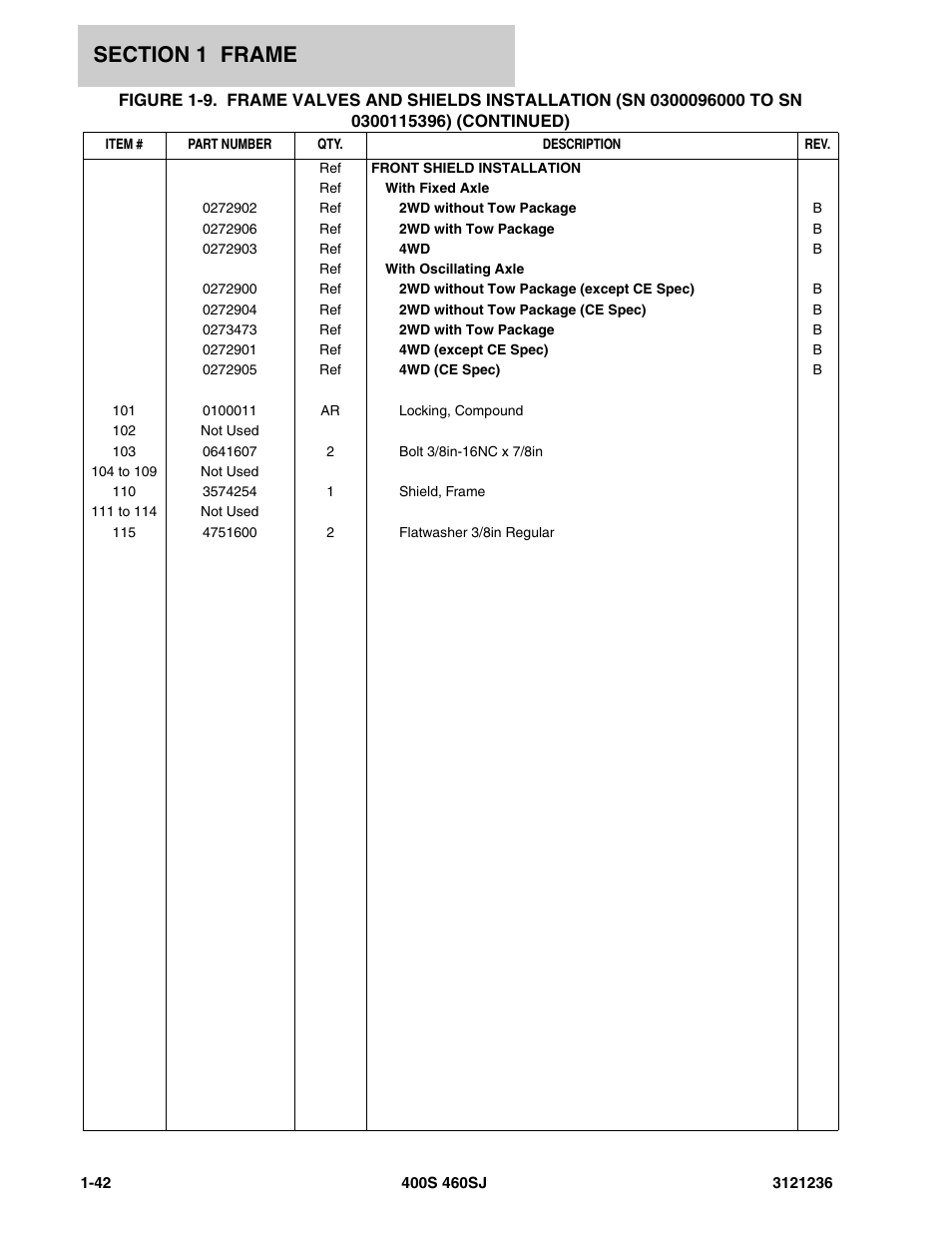 JLG 460SJ Parts Manual User Manual | Page 50 / 430