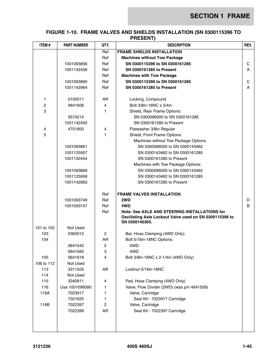 JLG 460SJ Parts Manual User Manual | Page 53 / 430