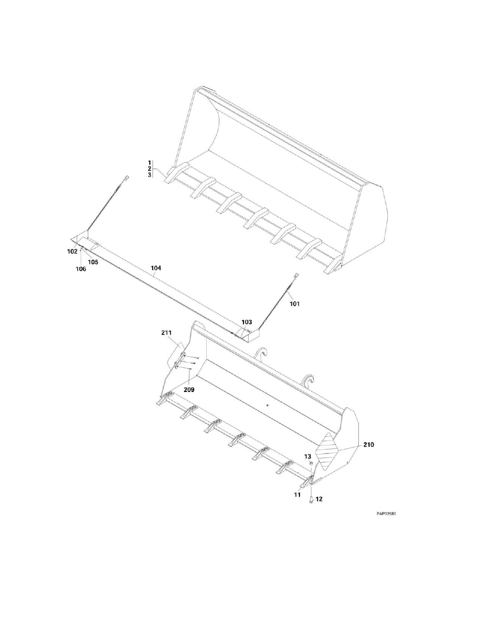 Figure 3-11. buckets | JLG 4017PS Parts Manual User Manual | Page 124 / 596
