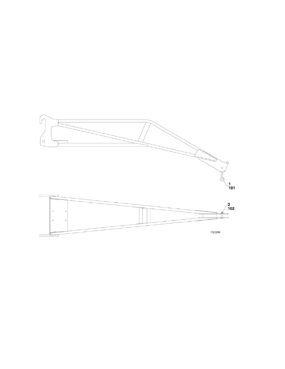 Figure 3-16. truss booms | JLG 4017PS Parts Manual User Manual | Page 134 / 596