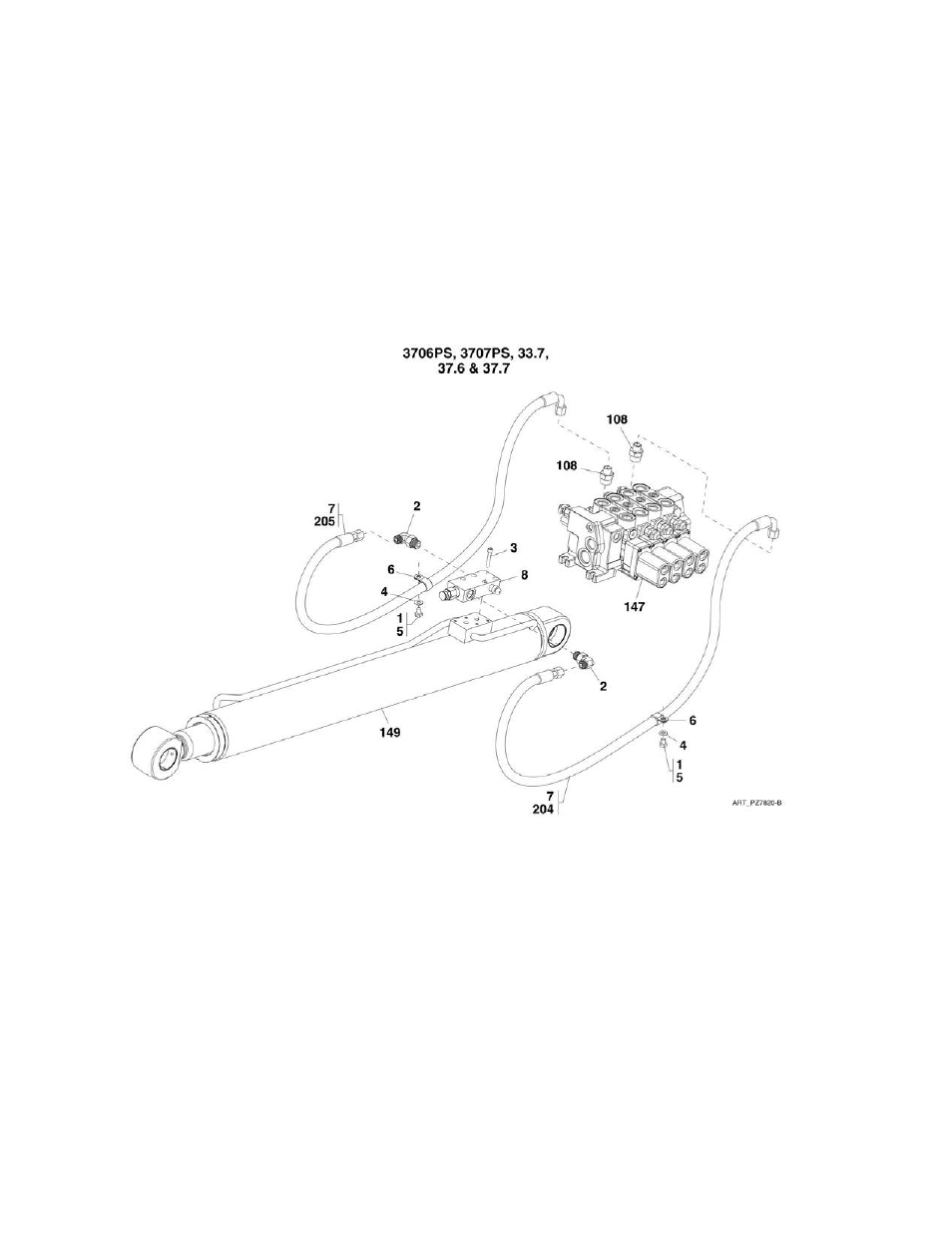 Figure 8-9. lift cylinder circuit | JLG 4017PS Parts Manual User Manual | Page 384 / 596