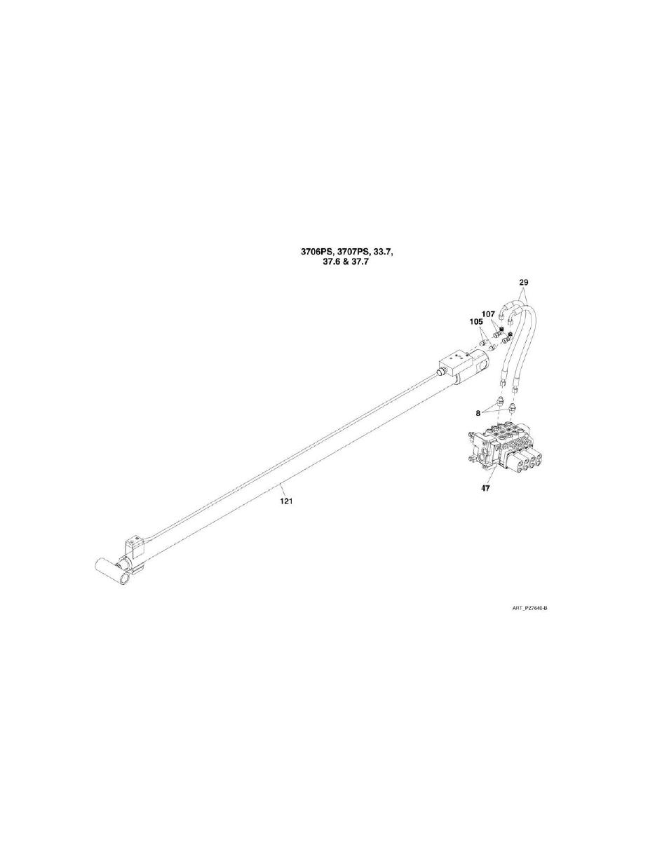 Figure 8-12. extend/retract cylinder circuit | JLG 4017PS Parts Manual User Manual | Page 390 / 596