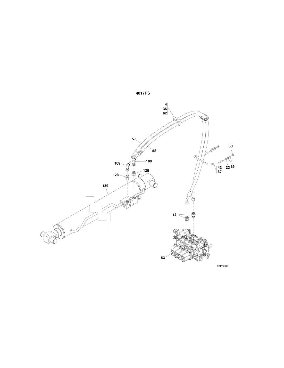Figure 8-14. extend/retract cylinder circuit | JLG 4017PS Parts Manual User Manual | Page 394 / 596