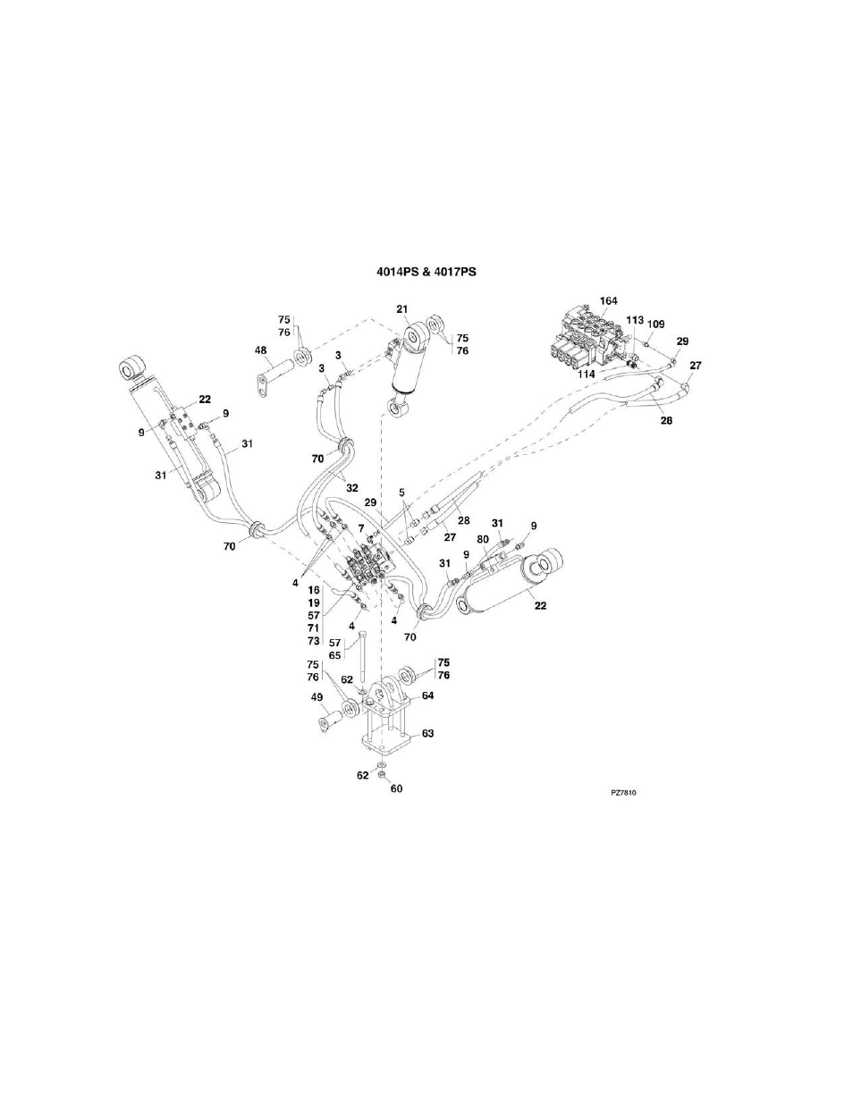 Figure 8-21. frame level and outrigger | JLG 4017PS Parts Manual User Manual | Page 412 / 596