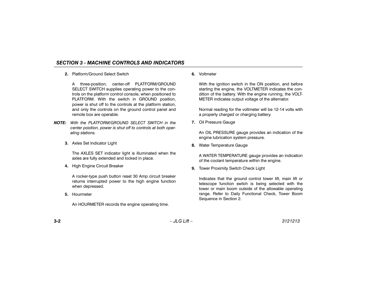 JLG 150HAX Operator Manual User Manual | Page 38 / 110