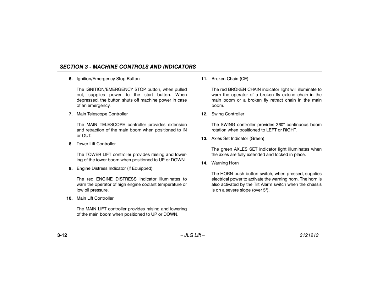 JLG 150HAX Operator Manual User Manual | Page 48 / 110