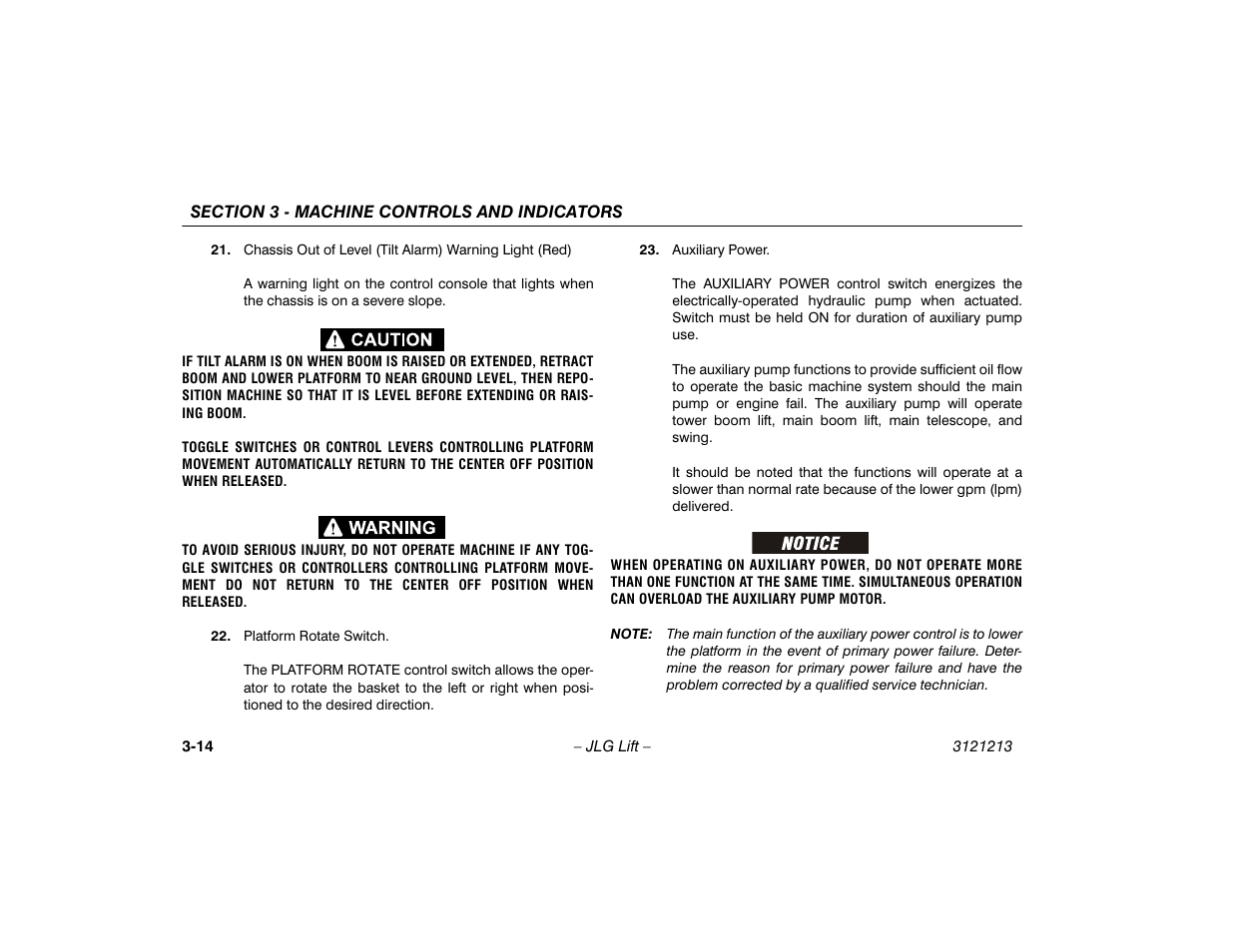 JLG 150HAX Operator Manual User Manual | Page 50 / 110