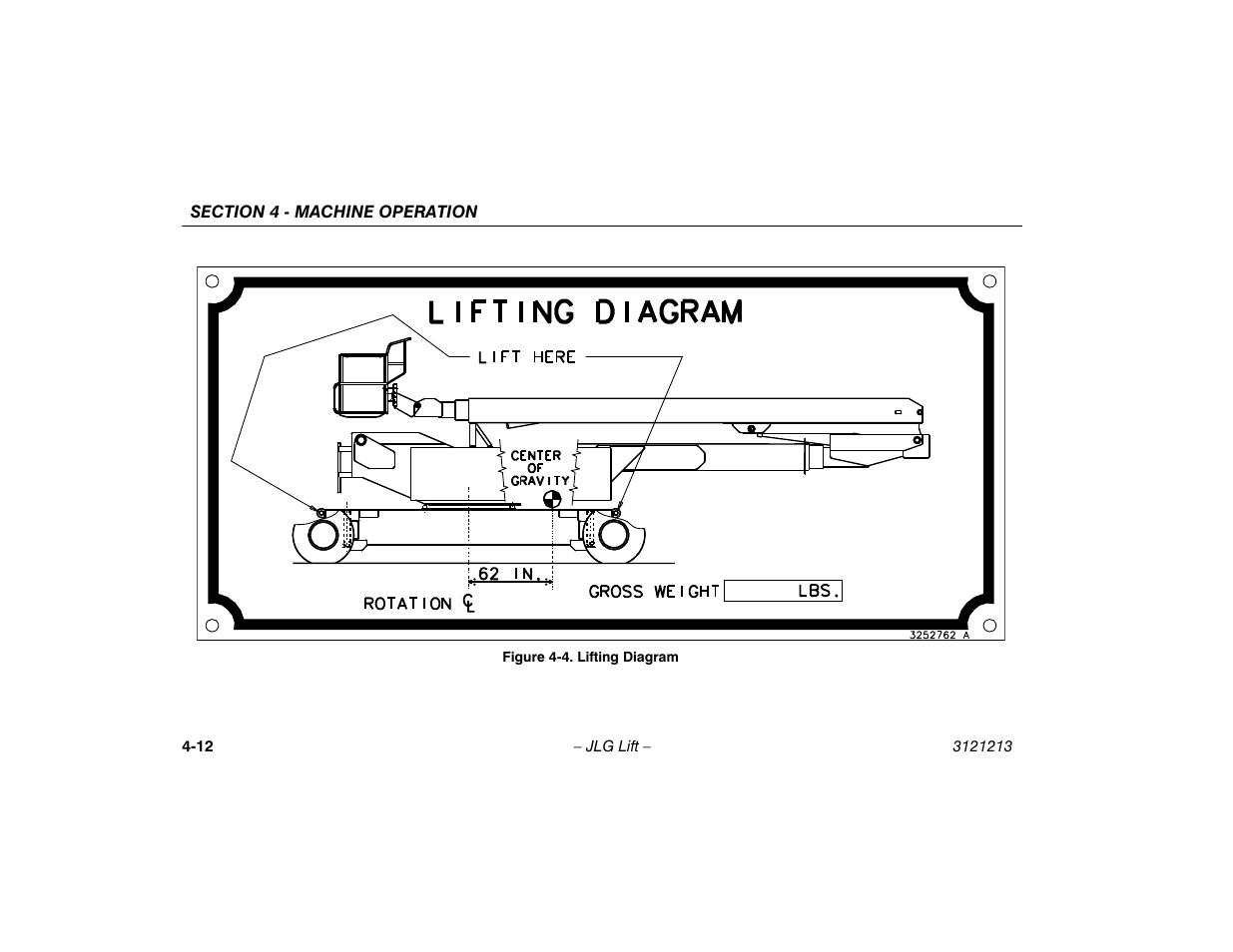 Lifting diagram -12 | JLG 150HAX Operator Manual User Manual | Page 64 / 110